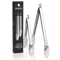 thumbnail image 1 of Babish - Juego de pinzas de cocina con bloqueo de 30,5 cm y 22,8 cm, acero inoxidable, 1 of 6
