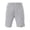 157#Light Gray, variant on Mens Waffle Shorts Casual Elastic Waist Drawstring 2026 Summer Beach Lounge Short Black M