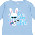 thumbnail image 4 of Inktastic Lets Rock This Easter with Bunny and Guitar Boys Long Sleeve Toddler T-Shirt, 4 of 5