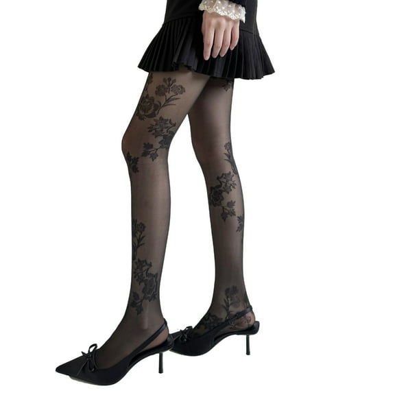 Women's Patterned Tights Stockings Floral Tights Pantyhose Leggings