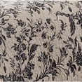 thumbnail image 3 of Laura Ashley  Amberley Black Floral Cotton 3-piece Quilt Set, 3 of 5