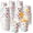 White and Colorful, variant on 100 count White Rainbow Colorful Disposable Paper Cups to School Polka Dot Shot 9 oz Coffee Drinkware Bulk for Wedding Dinner Party Supplies (White and Colorful)