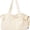 Beige, variant on Sunyuer Large Capacity Canvas Tote Bag for Women, Simple Commuter Shoulder Bag, Trendy Slant Crossbody Bag for Work Shopping