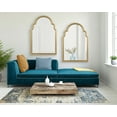 thumbnail image 6 of Kate and Laurel Hogan Modern Arched Wall Mirror, 24 x 36, Gold, Glam Moroccan Mirror for Wall, 6 of 8