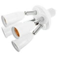 thumbnail image 1 of Adaptador divisor de portalámparas E27, convertidor de bombilla LED multicabezal, extensor de portalámparas ajustable y flexible para luminarias de techo., 1 of 5
