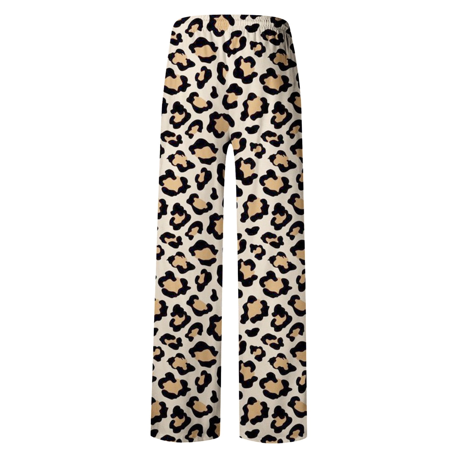 ★SCULPTOR★ Summer To Go Pants Classic Leopard SC25S443BR Zszcpp Summer Pants For Mens 2025 Straight Print Fitted 3D