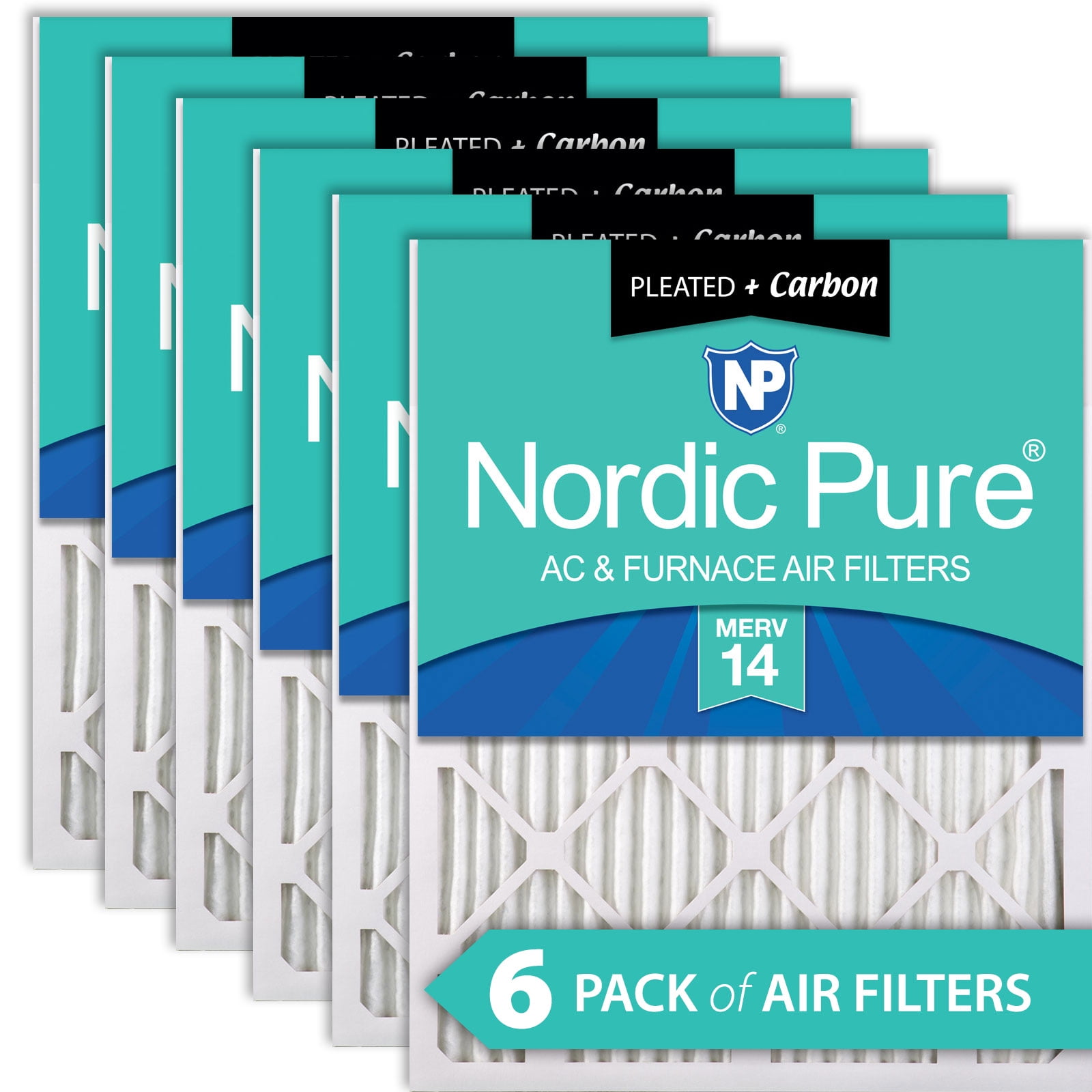 10x24x1 MERV 11 Pleated Home A/C Furnace Air Filter 12-Pack 