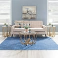 thumbnail image 2 of Linon Olivia Octopus Metal and Glass Coffee Table in Gold, 2 of 10