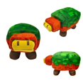 thumbnail image 2 of Jouet en Peluche Tortue pixel cube, 2 of 5