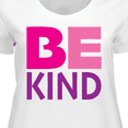thumbnail image 4 of Inktastic Be Kind Logo in Pink and Purple Women's Plus Size T-Shirt, 4 of 5