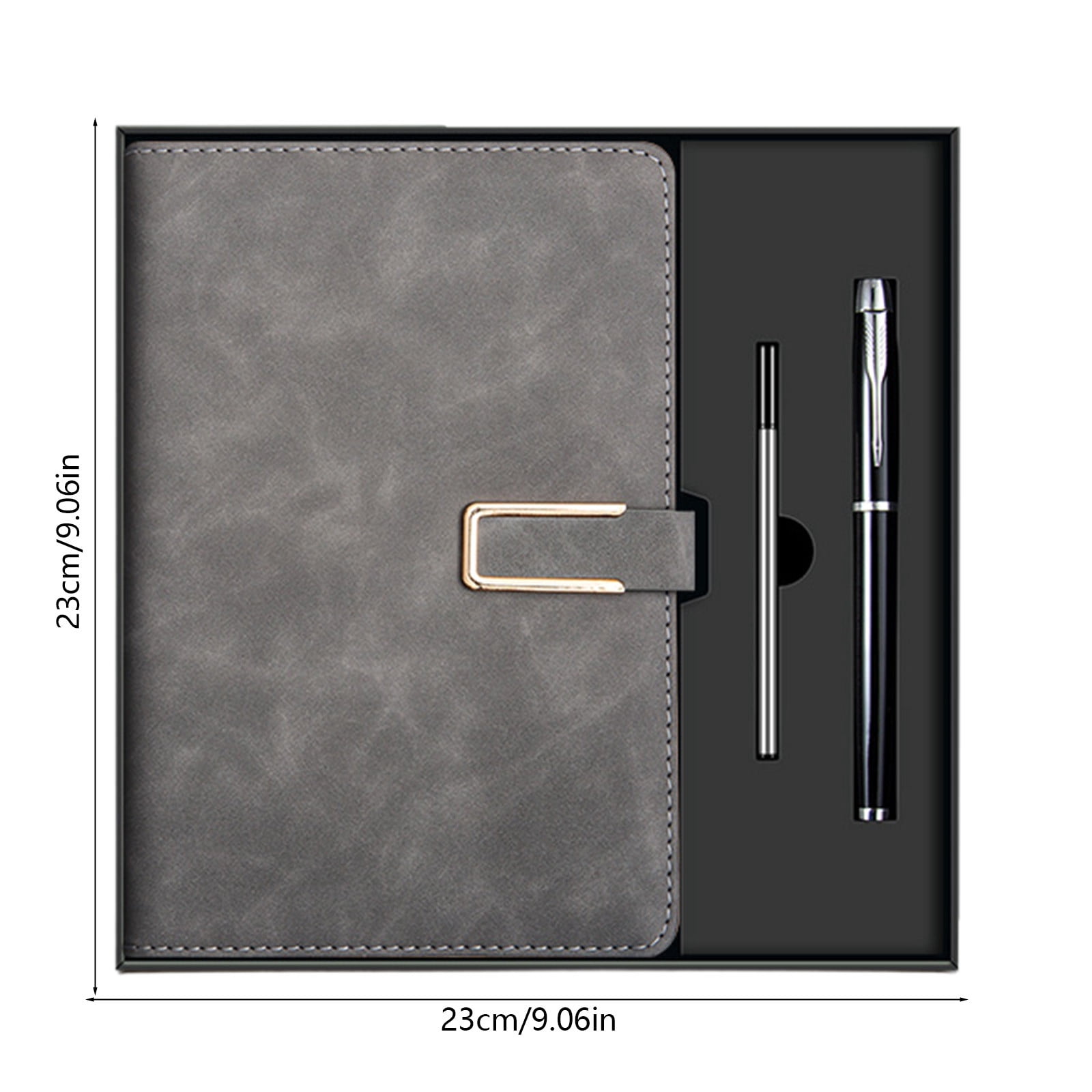 9x9 Inch Square Grid Hardcover Notebook - Thick 700g Paper Graph Journal with Pen Set, Firm Binding Office Notebook for Stu-dents & Professionals