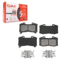 thumbnail image 1 of SIM Front Semi-Metallic Disc Brake Pads SIM-1802 for Car 2015-2020 Chevrolet Colorado GMC Canyon, 1 of 8