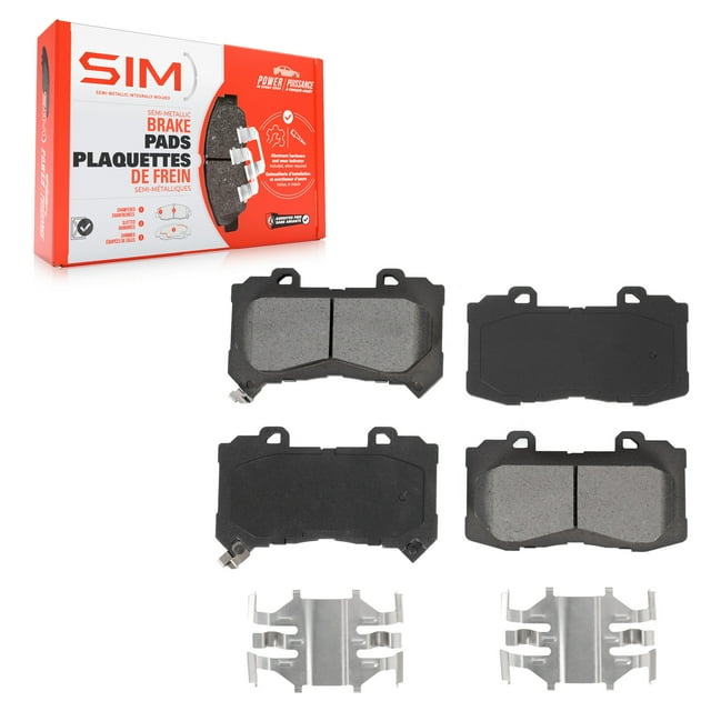 SIM Front Semi-Metallic Disc Brake Pads SIM-1802 for Car 2015-2020 Chevrolet Colorado GMC Canyon