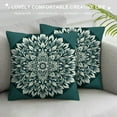 thumbnail image 3 of Shiartex  Throw Pillow Covers ,Two Sided Print Sunflower Dahlia Decorative Pillows Case Cushion Cover for Home Couch Sofa Car, 3 of 5