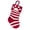 Red, variant on Christmas Knit Stocking Small Gift Bags for Pet Cats and Dogs, Holiday Candy Holder, Knitted Sock Decoration for Christmas Tree and Fireplace Hanging Decor