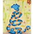 thumbnail image 2 of Unknown 15x17 Gold Ornate Wood Framed with Double Matting Museum Art Print Titled - Snakey, 2 of 4