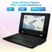 7inch Portable Small Laptop, Android 12 Quad Core with 2GB RAM 32GB ROM Mini Laptop Notebook for Kids,Ideal Gift for Children 's Learning and Entertainment