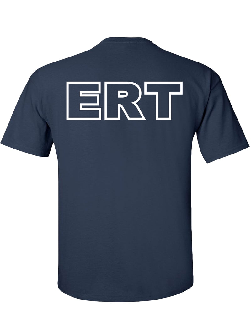 T-shirt Emergency Response Team (ERT) – Unisexe, Couleurs Multiples, Tailles S à 5X, 100% Coton