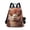 Alpaca in Flowers Sea, variant on Travel Backpack for Women Large Capacity College Bags Multi-pocket Casual Daypacks 15 Inch Reindeer Pull Christmas Sleigh
