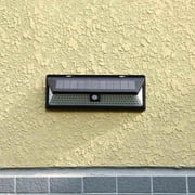 Litom 118LED Human Body Sensor Waterproof Solar Wall Lamp Garden Light, with 1000LM Super Bright, for Home Security, Garden, Patio, Path, Back Yard, 1 PACK