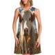 thumbnail image 1 of Disketp Daisy Meadow Cow para Vestido sin Mangas para Mujeres, Vestidos de Verano para Mujeres, Casual y Holgado para la Playa, 1 of 7