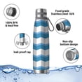 thumbnail image 4 of Modern 29oz Stainless Steel Insulated Thermos with Tea Filter, 360° Printed Travel Bottle, Leakproof BPA-Free Flask with Anti-Slip Base, 304 Inner & 201 Outer, Vacuum Cup, 4 of 6