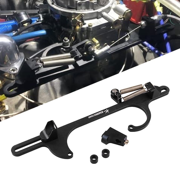 Ryanstar Racing Throttle Cable Bracket 4150 4160 Series Throttle Brackets Billet Adjustable Aluminum Black