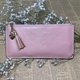 thumbnail image 3 of Bolso de herramientas para mujer, bolso de mano brillante y dulce de Pu, bolso tipo cartera largo ultrafino (rosa), Fsus0074, 3 of 5
