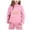 Pink, variant on Children's Middle and Large Children's Long Sleeved Letter Print Hooded Top Sweater Pants Set Anime Sweatshirts Teen Girls Girl Sleeve Girls 8 Set Leggings Top Girls New Born Girl Outfit Set
