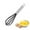 Black, variant on Bxaolu Egg Whisk, Stainless Steel Manual Eggbeater Hand Egg Mixer Blender for Home - Versatile Tool for Egg Beater, Hand Whisk Blender, for Blending, Whisking, Beating & Stirring(Blue, 8")