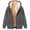 00-Dark Gray263, variant on Women's Winter Jacket Fall Cozy Fleece Sherpa Lined Hoodie Zip Up Sweatshirt