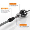 thumbnail image 4 of Riwcyla Adjustable Skipping Rope Jump Rope Fitness Rope Sports Rope Steel Wire Rope for Skipping 9.8ft, 4 of 6