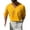 Yellow, variant on JTieacloth Mens Pocket T Shirts Multiple Pack Mens Summer Fashion Casual Linen Slub Solid Color V Neck Short Sleeve T Shirt