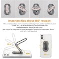 thumbnail image 2 of Ring Cell Phone Holder Rose Gold, Cell Phone Ring Bracket Foldable 360 Rotation Cell Phone Finger Holder Ultra Thin Magnetic Cell Phone Stand Ring Hol, 2 of 5