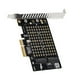 thumbnail image 4 of Mini tarjeta de expansión de acoplamiento Adaptador SATA de tarjeta de expansión de 32 Gbps para M.2 NVMe NGFF, 4 of 4