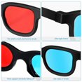 thumbnail image 2 of LEEYNEER 20 Pcs Viewing Glasses Red-Blue Lens 3D Glasses Compatible with Ordinary Computer Monitors TVs Theater Screens, 2 of 12