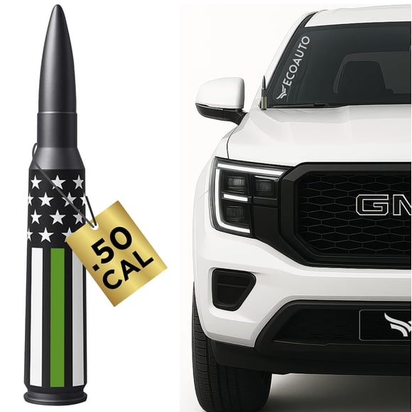 Antenna EcoAuto 50 Cal Bullet Short for Chevy GMC Trucks