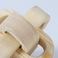 thumbnail image 6 of Wood Knot Decor,Hand Carved 3-Link Wood Chain Link,Modern Farmhouse Boho Chain Wooden Knot Decorative for Living Room Bedroom Office Coffee Table Decor, 6 of 7