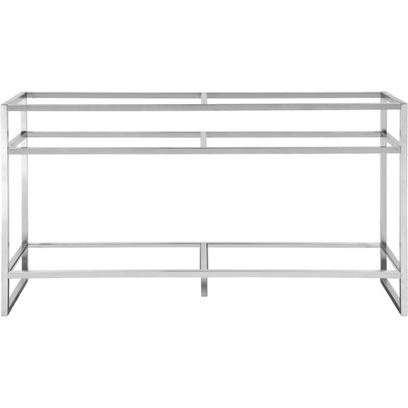 James Martin Vanities C105-V63 Boston 63" Double Basin Stainless Steel Sink Console Base -