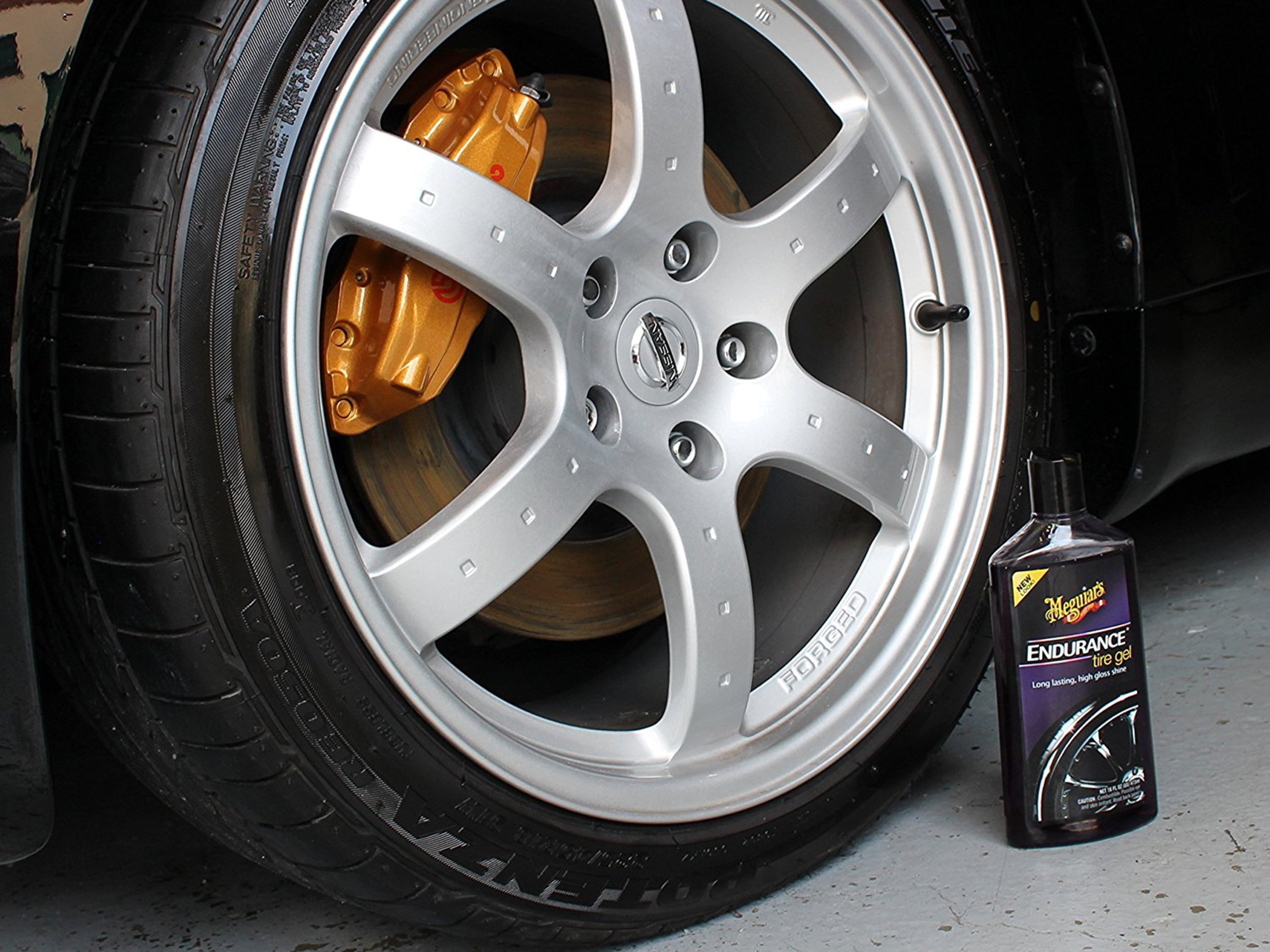 Meguiar's G7516 Endurance Tire Gel, Premium Tire Gel for a Lasting Glossy  Shine - 16 Oz Bottle