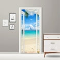 thumbnail image 4 of Abbracc Papier Peint de Porte 2x 3D Art Mural Affiches Réutilisables Imperméable Déco Maison F, 4 of 7