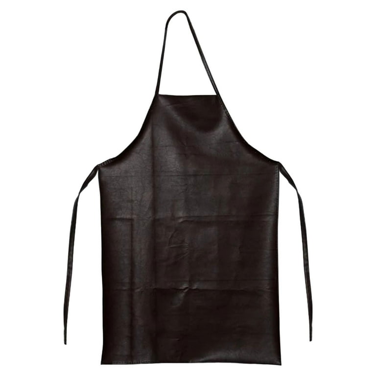 PU Leather Water Apron,Oil Resistant Protective,Wear