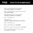 thumbnail image 2 of MAX Advanced Brakes - Front Brake Kit For 2016-2021 BMW X1, 2017-2023 Mini Cooper Countryman| Carbon Ceramic Brake Pad and Rotor Kit| Cross-Drilled Brake Rotors, 2 of 9