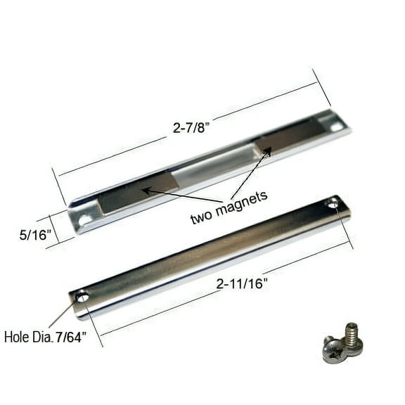 Gordon Glass Shower Door Replacement Magnet with Screws