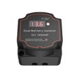 thumbnail image 1 of Aislador de batería doble inteligente 12V 140A, relé digital sensible al voltaje VSR, carga dividida para autocaravanas., 1 of 5