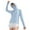 Blue Sun Protection Tops, variant on Women's UPF 50+ Sun Protection Coats Breathable Face Mask Hooded Jackets Cooling Summer UV Outdoor Activewear Tops White,L