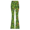 thumbnail image 3 of jjayotai Flare Stretch Pants for Women, Christmas Casual Comfy Flair Leggings High Waisted Wide Leg Bell Bottom Multicolor XL, 3 of 4