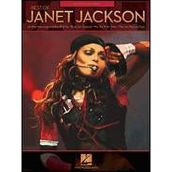 Hal Leonard Best Of Janet Jackson arranged for piano, vocal, and guitar (P/V/G)