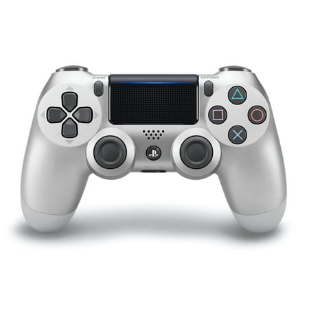 Sony Playstation 4 DualShock 4 Controller, Silver (Best Games For Ps4 Remote Play)