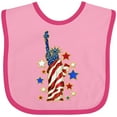 thumbnail image 3 of Inktastic Statue of Liberty Boys or Girls Baby Bib, 3 of 4